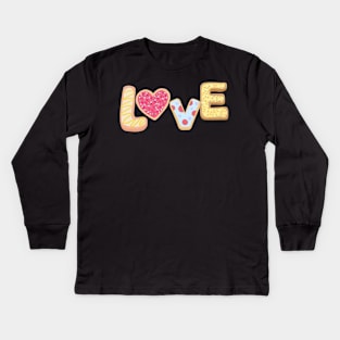Frosted Sugar Cookie : Love Kids Long Sleeve T-Shirt